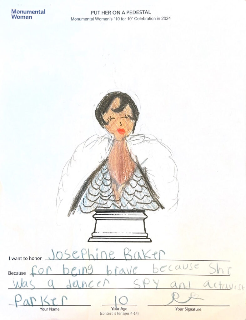 Artwork of Josephine Baker
by Parker Tardy, 10 years old